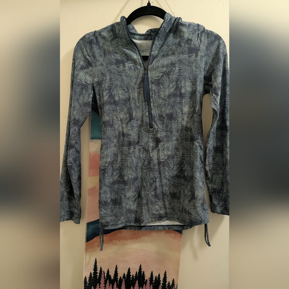 Carve Designs Cruz Rashguard Zip Up